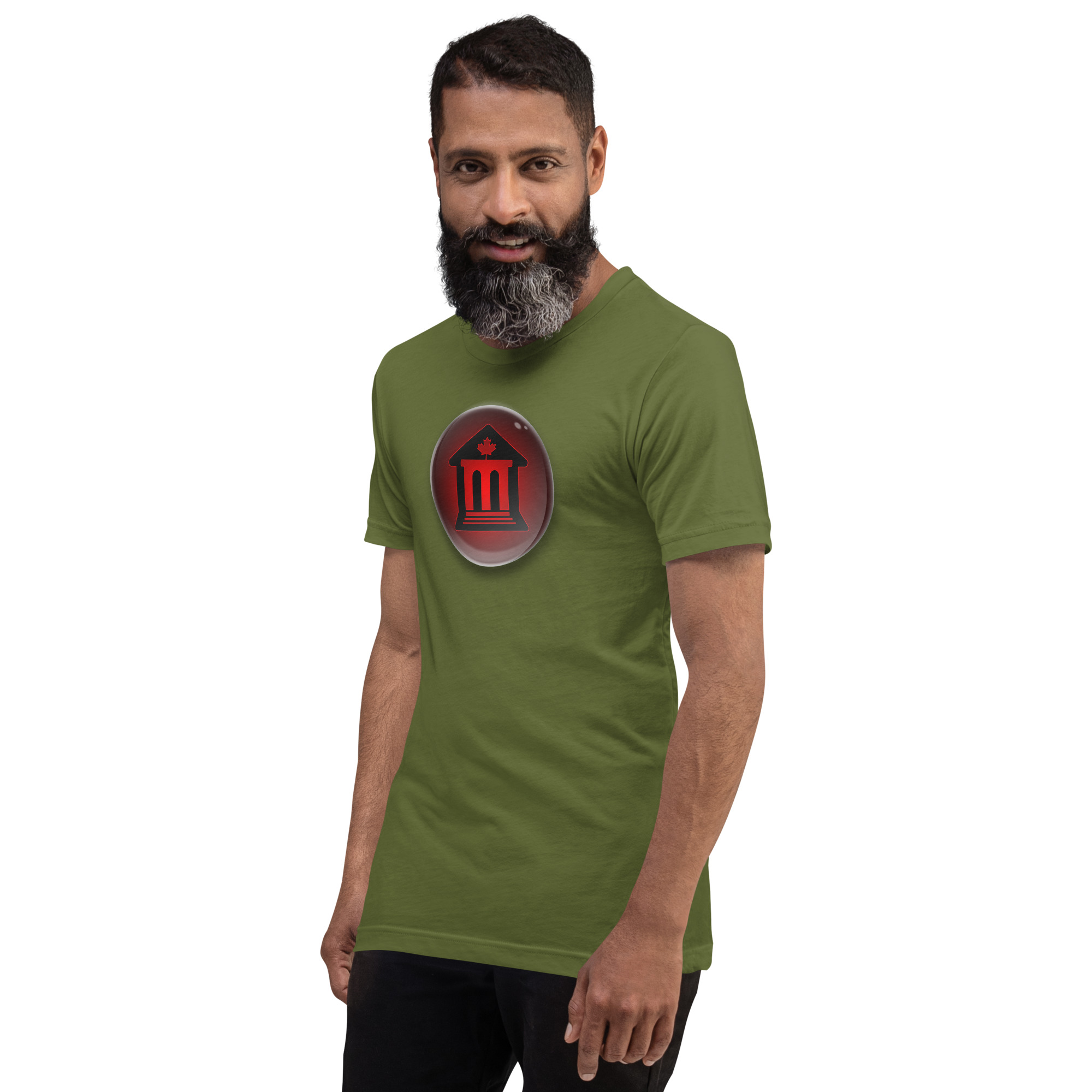 Canadian Museums 3D Icon Unisex t-shirt - Image 15
