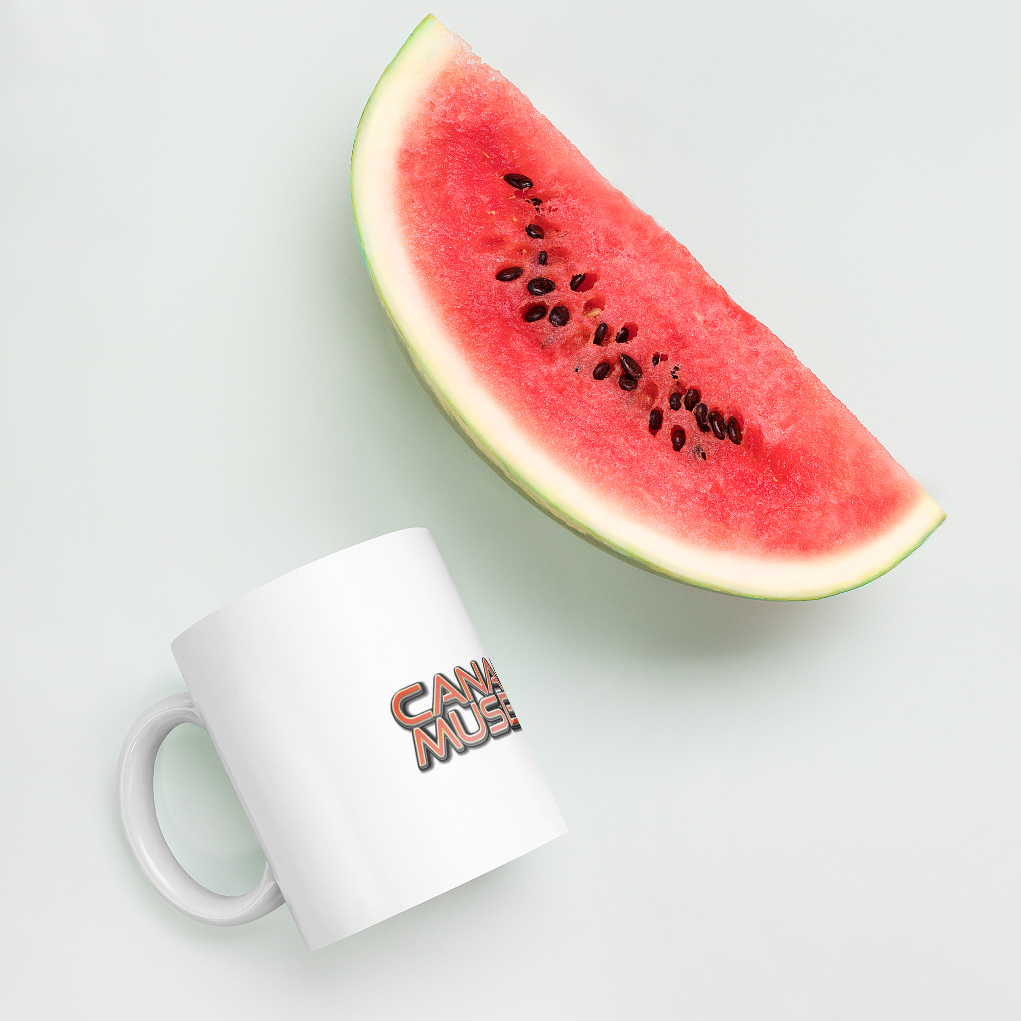 Canadian Museums White Glossy Mug - Image 5